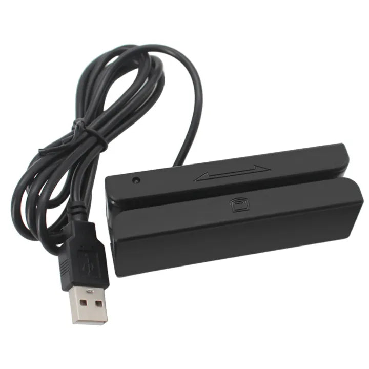 MSR90 USB Magnetic Stripe Card Reader 3-Track Mini Swiper
